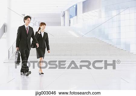 Stock Photograph - Business people at the airport. Fotosearch
