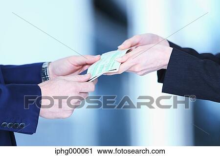 Business people exchanging business cards View Large Photo Image Stock Image - Business people exchanging business cards. Fotosearch