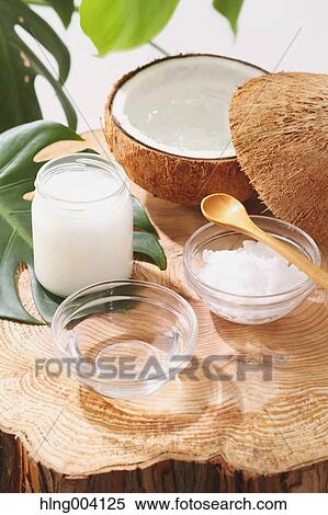 Stock Photography - Coconuts oil. Fotosearch
