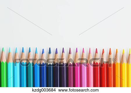 Picture - Coloured pencils. Fotosearch
