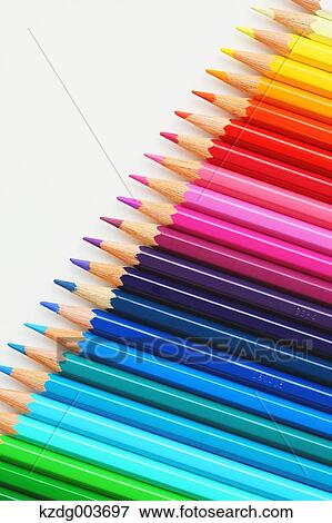 Stock Photo - Coloured pencils. Fotosearch