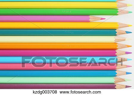 Stock Photo - Coloured pencils. Fotosearch