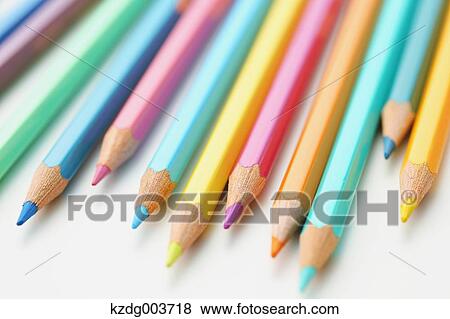 Stock Photo - Coloured pencils. Fotosearch