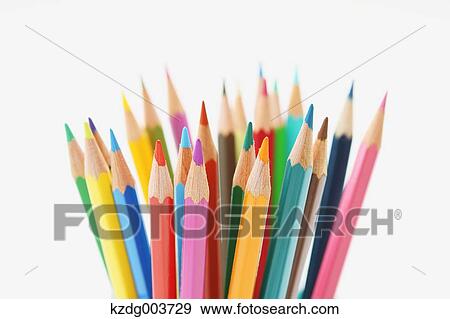 Stock Photo - Coloured pencils. Fotosearch