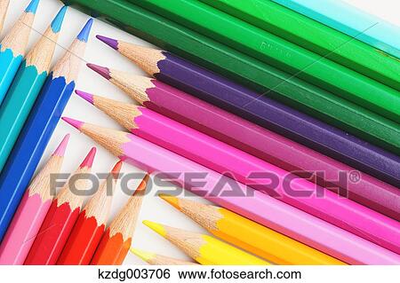 Coloured pencils View Large Photo Image Stock Photograph - Coloured pencils. Fotosearch