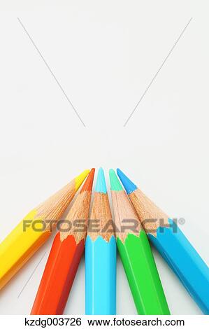 Coloured pencils View Large Photo Image Stock Photograph - Coloured pencils. Fotosearch