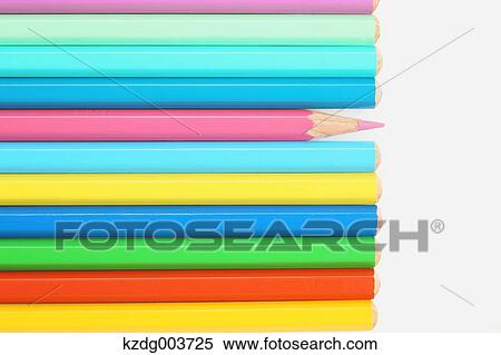 Stock Photography - Coloured pencils. Fotosearch