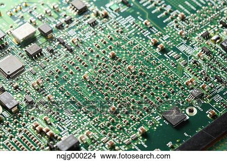 Picture - Computer motherboard. Fotosearch