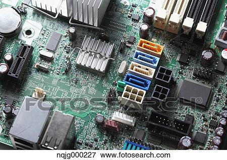 Stock Photo - Computer motherboard. Fotosearch