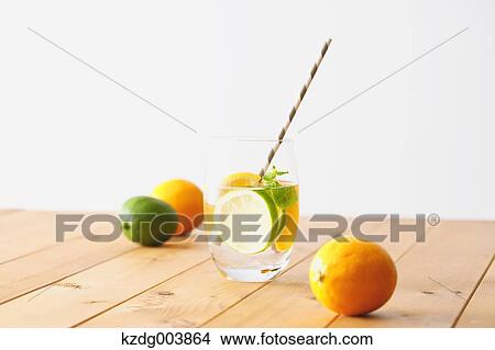 Detox Water View Large Photo Image Picture - Detox Water. Fotosearch