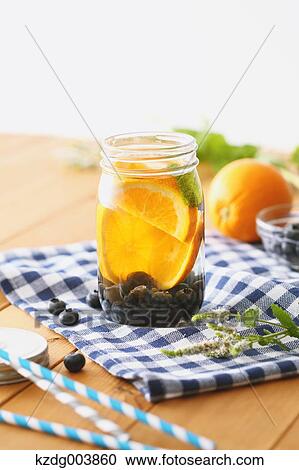Stock Image - Detox Water. Fotosearch