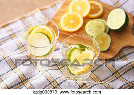 Stock Image - Detox Water. Fotosearch