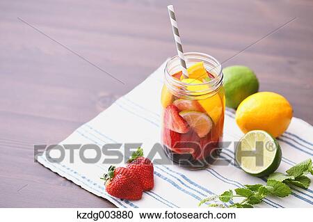 Stock Image - Detox Water. Fotosearch
