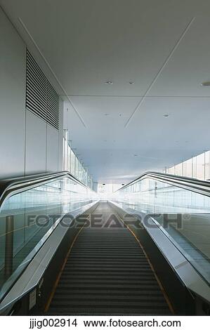 Escalator View Large Photo Image Picture - Escalator. Fotosearch