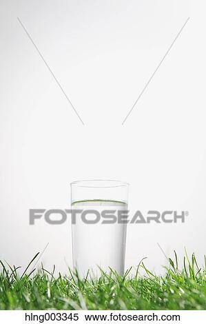 Glass of water on grass View Large Photo Image Stock Photography - Glass of water on grass. Fotosearch