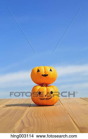 Halloween pumpkins View Large Photo Image Picture - Halloween pumpkins. Fotosearch