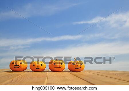 Halloween pumpkins View Large Photo Image Stock Image - Halloween pumpkins. Fotosearch