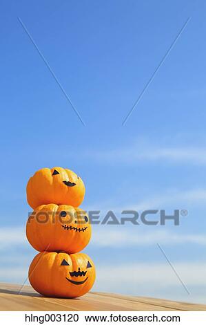 Halloween pumpkins View Large Photo Image Stock Image - Halloween pumpkins. Fotosearch