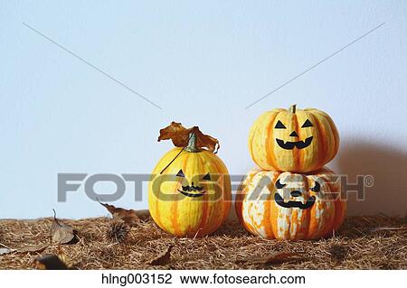 Halloween pumpkins View Large Photo Image Stock Image - Halloween pumpkins. Fotosearch