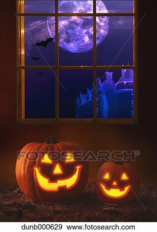 Halloween pumpkins View Large Photo Image Stock Photo - Halloween pumpkins. Fotosearch
