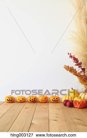 Halloween pumpkins View Large Photo Image Stock Photo - Halloween pumpkins. Fotosearch