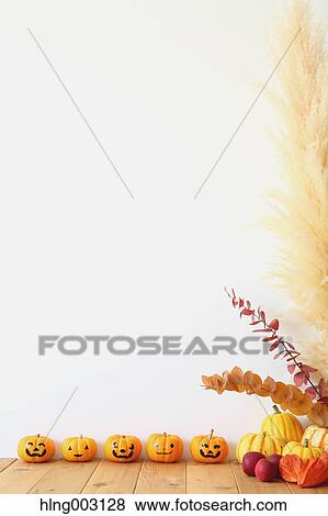 Halloween pumpkins View Large Photo Image Stock Photo - Halloween pumpkins. Fotosearch