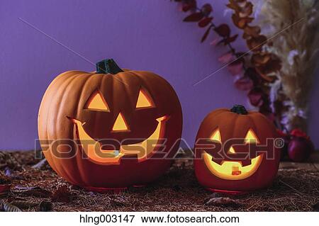 Halloween pumpkins View Large Photo Image Stock Photo - Halloween pumpkins. Fotosearch