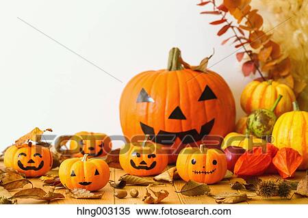 Halloween pumpkins View Large Photo Image Stock Photography - Halloween pumpkins. Fotosearch