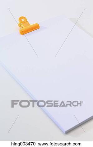 Stock Image - Highlight clip on paper. Fotosearch