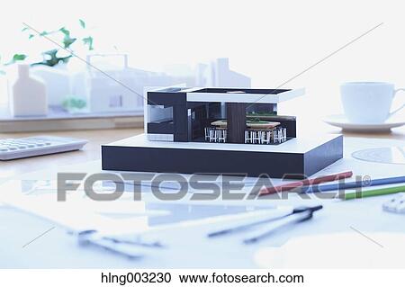 House miniature in an architect studio View Large Photo Image Stock Image - House miniature in an architect studio. Fotosearch