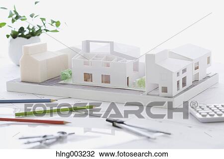 House miniature in an architect studio View Large Photo Image Stock Image - House miniature in an architect studio. Fotosearch