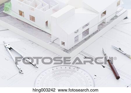 House miniature in an architect studio View Large Photo Image Stock Image - House miniature in an architect studio. Fotosearch