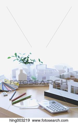 House miniature in an architect studio View Large Photo Image Stock Photo - House miniature in an architect studio. Fotosearch