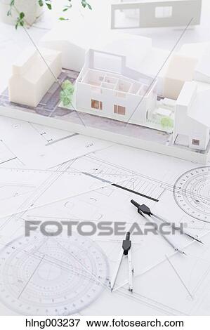 House miniature in an architect studio View Large Photo Image Stock Photo - House miniature in an architect studio. Fotosearch