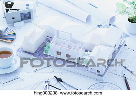 House miniature in an architect studio View Large Photo Image Stock Photo - House miniature in an architect studio. Fotosearch