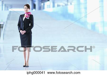Japanese attractive flight attendant at the airport View Large Photo Image Stock Image - Japanese attractive flight attendant at the airport. Fotosearch
