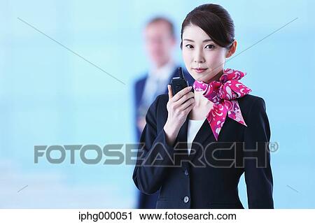 Japanese attractive flight attendant at the airport View Large Photo Image Stock Image - Japanese attractive flight attendant at the airport. Fotosearch