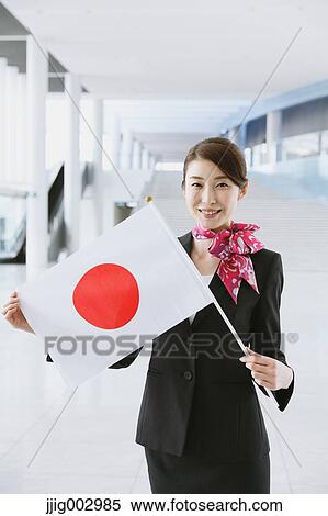 Japanese attractive flight attendant at the airport View Large Photo Image Stock Photography - Japanese attractive flight attendant at the airport. Fotosearch