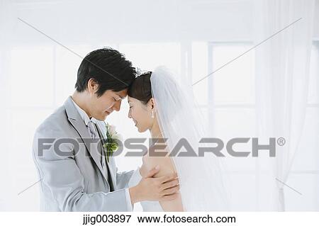 Japanese bride and groom View Large Photo Image Stock Photo - Japanese bride and groom. Fotosearch