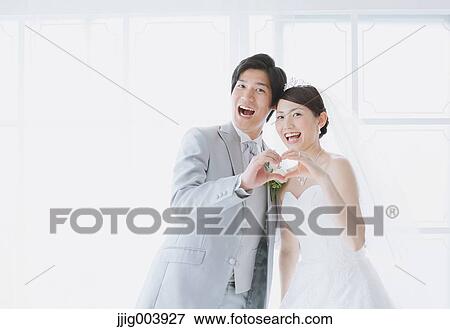 Japanese bride and groom View Large Photo Image Stock Photo - Japanese bride and groom. Fotosearch