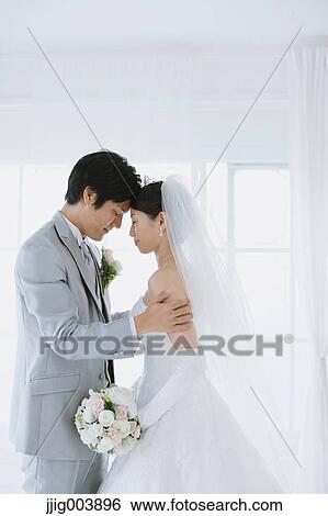 Japanese bride and groom View Large Photo Image Stock Photograph - Japanese bride and groom. Fotosearch