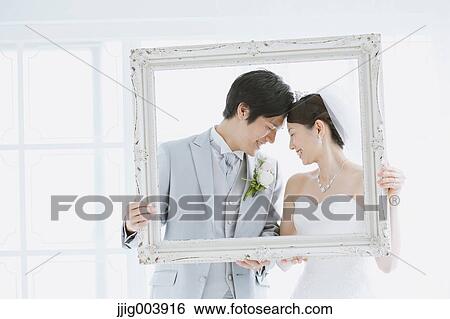 Japanese bride and groom View Large Photo Image Stock Photograph - Japanese bride and groom. Fotosearch