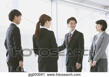Japanese business people View Large Photo Image Stock Image - Japanese business people. Fotosearch