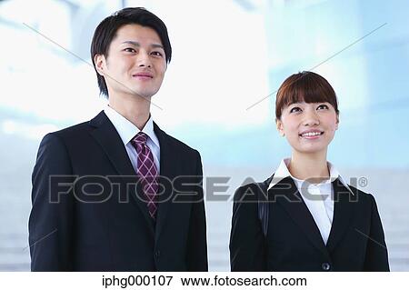 Stock Photo - Japanese business people. Fotosearch
