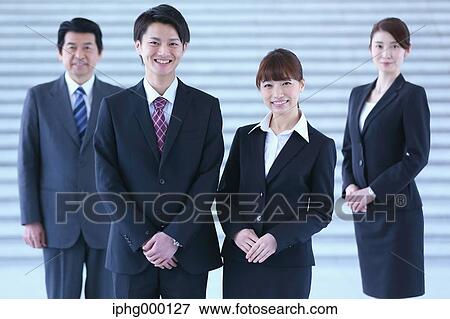 Japanese business people View Large Photo Image Stock Photo - Japanese business people. Fotosearch