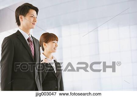 Stock Photo - Japanese business people. Fotosearch