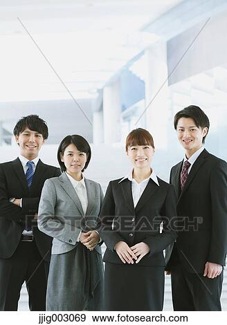 Stock Photo - Japanese business people. Fotosearch