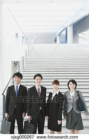 Japanese business people View Large Photo Image Stock Photo - Japanese business people. Fotosearch