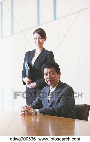 Japanese business people View Large Photo Image Stock Photograph - Japanese business people. Fotosearch