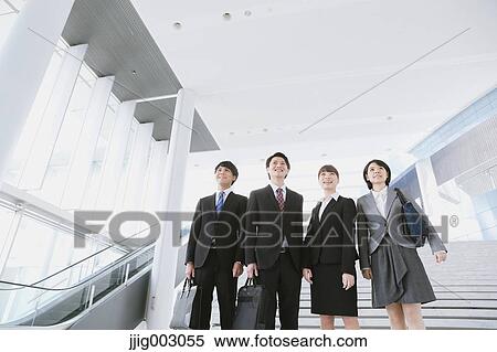 Stock Photography - Japanese business people. Fotosearch